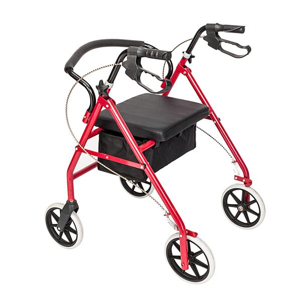 Iron Walker with Wheels Black &amp; Red