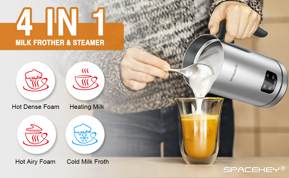 Spacekey milk frother