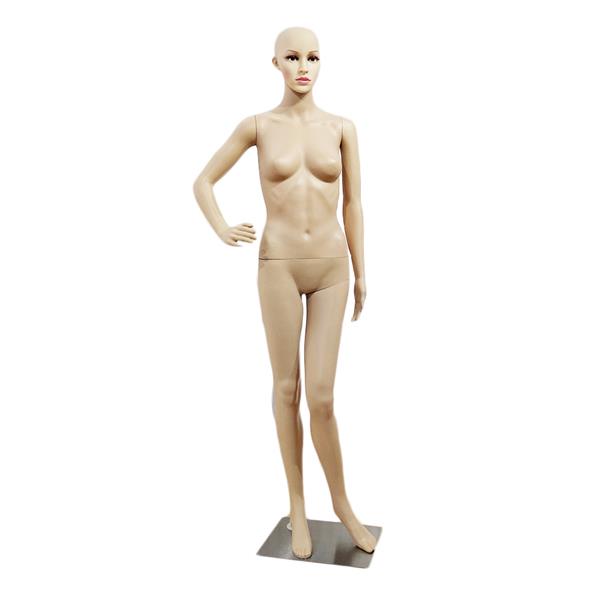 XSL1 Female Akimbo Bent Foot body model Mannequin Skin Color