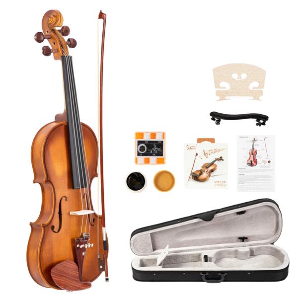Do Not Sell on AmazonGlarry GV103 4/4 Spruce Panel Violin Matte Natural