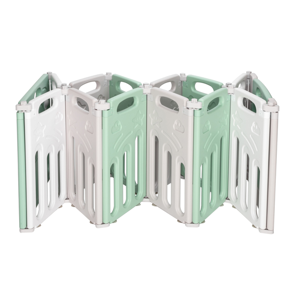 Fordable Baby 14 Panel Playpen Activity Safety Play Yard Foldable Portable HDPE Indoor Outdoor Playards Fence