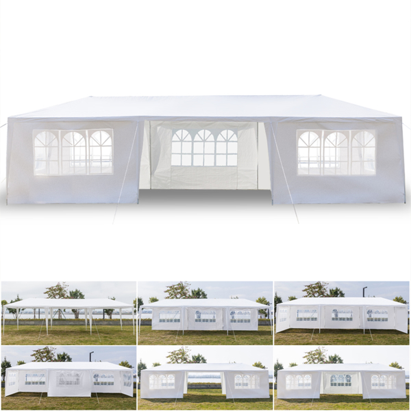3 x 9m Seven Sides Portable Home Use Waterproof Tent with Spiral Tubes