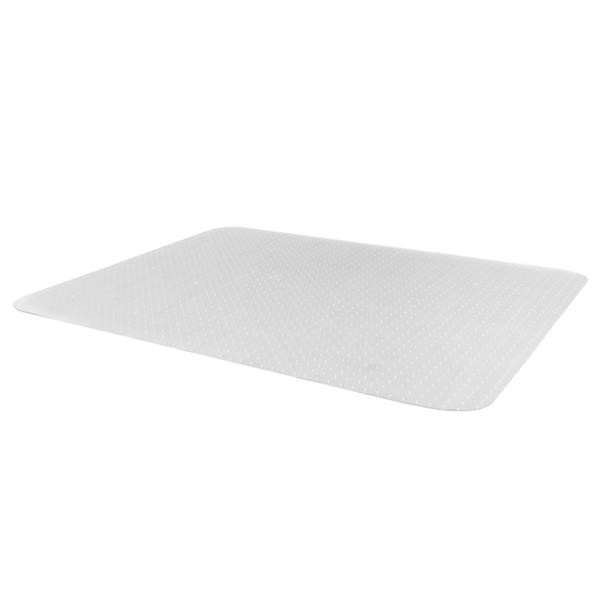 PVC Rectangle Floor Protection Mat Chair Mat with Nail Transparent