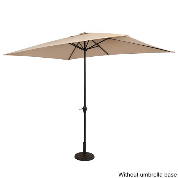 10FT  Umbrella Waterproof Folding Sunshade Top Color(Resin Baseis not included, and 75690825650105749461798053133242 codes are required for the resin base)