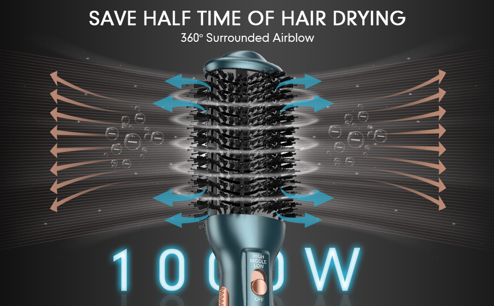 1000W BRUSH BLOW DRYER