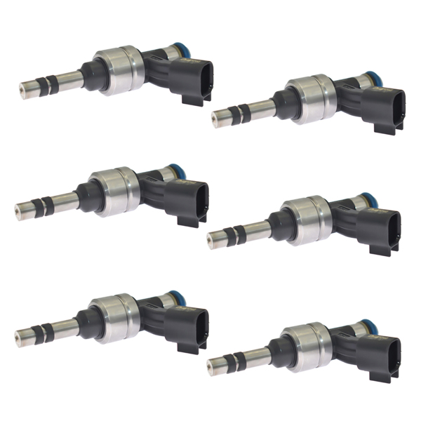 6Pcs Fuel Injectors for Buick Enclave Lacrosse Cadillac ATS CTS SRX XTS GMC Canyon Terrain Chevrolet 12634126