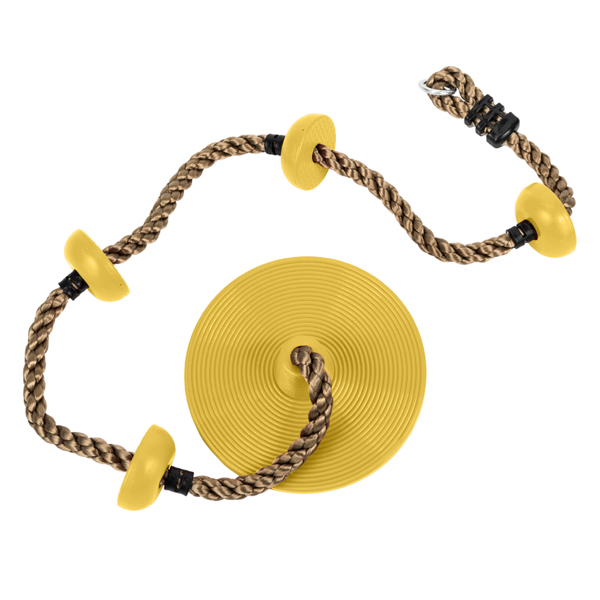 Climbing Rope Swing with Disc Swing Seat Set Rope Ladder for Kids Outdoor Tree Backyard Playground Swing