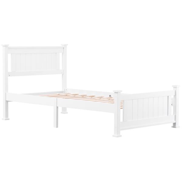 PWB-005 Cap Vertical Bed White Twin