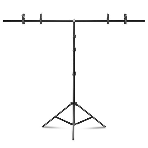 T-Shape Backdrop Stand with 150cm Crossbar &amp; Clamps &amp; Carry Bag(Do Not Sell on Amazon)