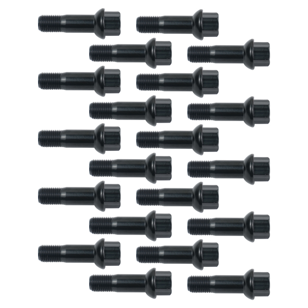 20Pcs Wheel Lug Bolts Nuts M14 x 1.5 For Mercedes-Benz ML350 S500 GLK350 S550 CL500 GL450 0009902207 0009905407