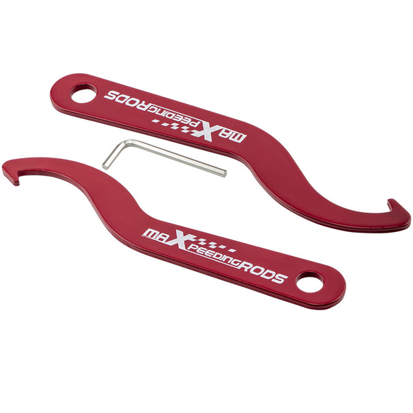 1 Pair COILOVER ADJUSTMENT WRENCH SUSPENSION C SPANNER TOOL RED