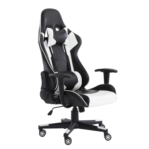 GIVENUSMYF gaming chair, computer chair with lumbar support, height adjustable gaming chair with headrest and 360 swivel office chair, suitable for office or gaming