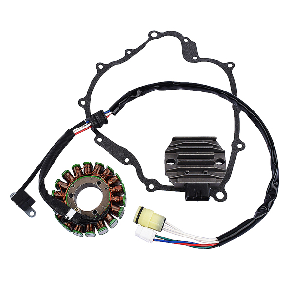 Stator and Regulator Rectifier With Gasket for Yamaha Rhino 660 YXR660 2004-2007 NM1240103LQ