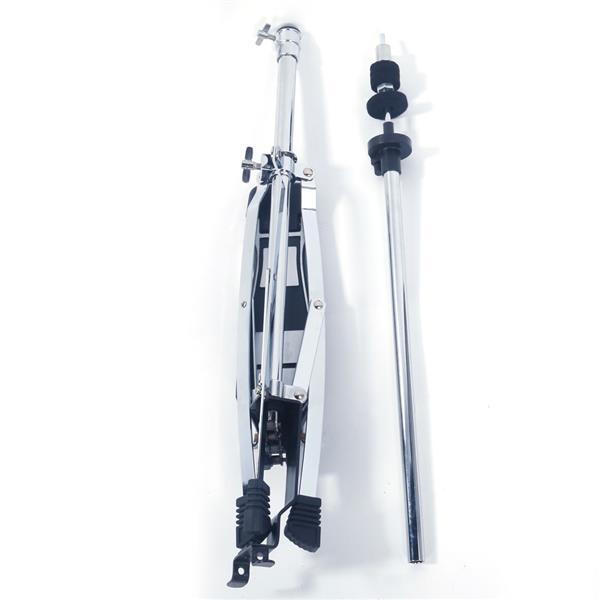 Do Not Sell on AmazonGlarry Professional Pedal Control Style Hi-Hat Stand with Pedal Silver &amp; Black