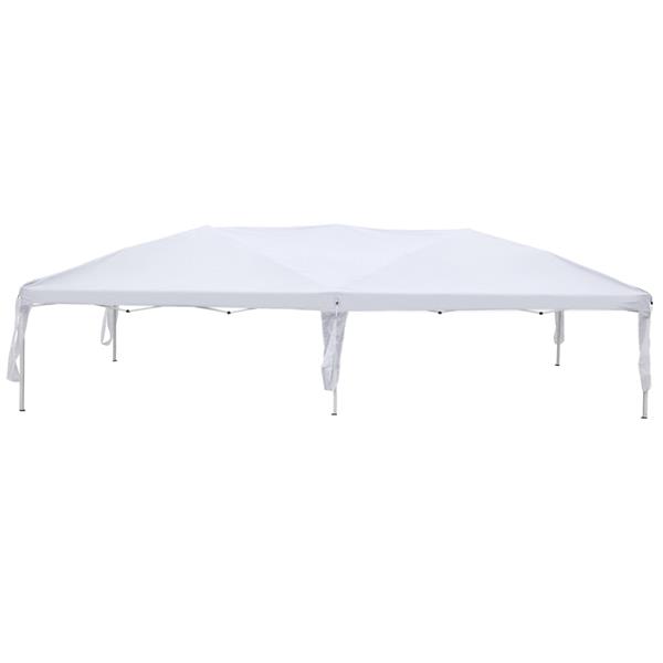 3 x 6m Four Windows Practical Waterproof Folding Tent White