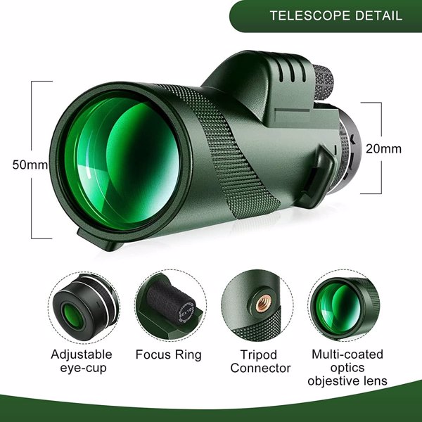 Monocular telescope - green
