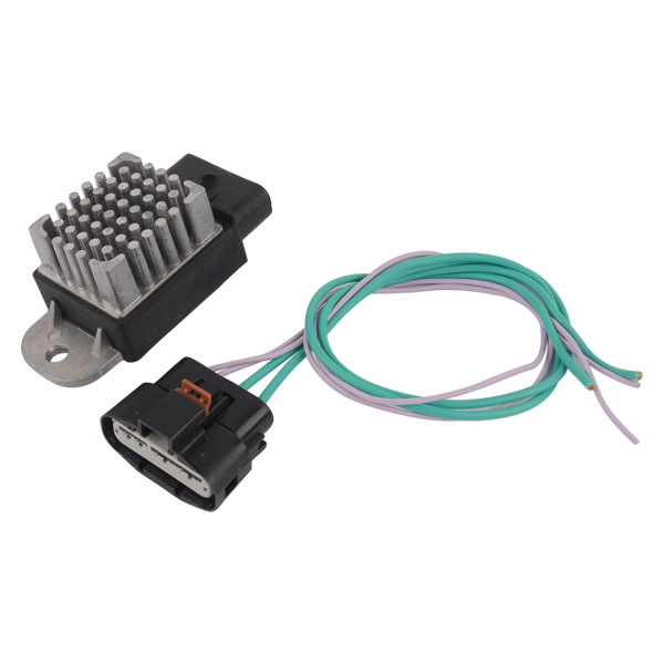 Engine Cooling Fan Relay Kit Fits 04-07 Chrysler Pacifica Dodge Grand Caravan Caravan Jeep Liberty Wrangler 68023333AA 68041017AB 902-310