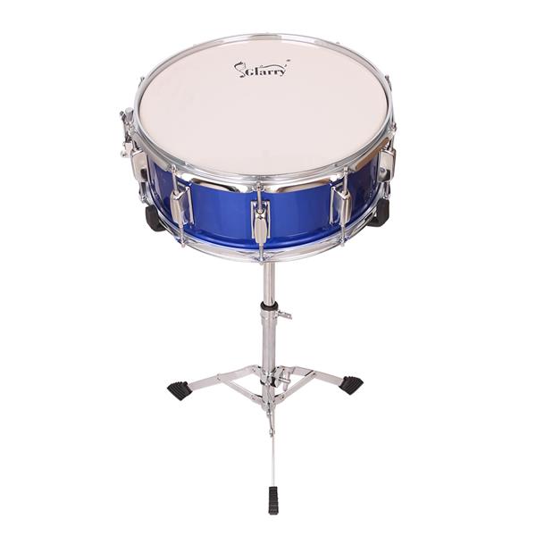 [Do Not Sell on Amazon]Glarry 14 x 5.5&quot; Snare Drum Poplar Wood Drum Percussion Set With Snare Stent Drum Stand