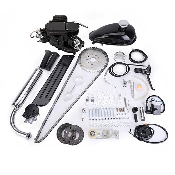 80cc 2-Stroke High Power Engine Bike Motor Kit Black