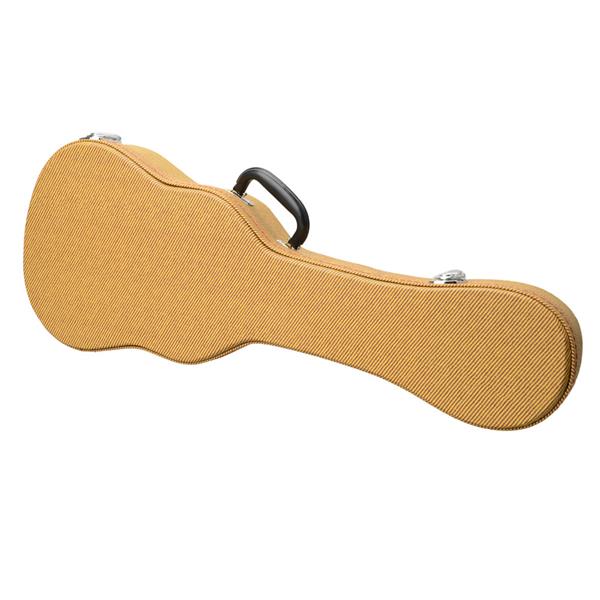 [Do Not Sell on Amazon]Glarry 26&quot; Top Grade Tenor Leather Ukulele Case Yellow