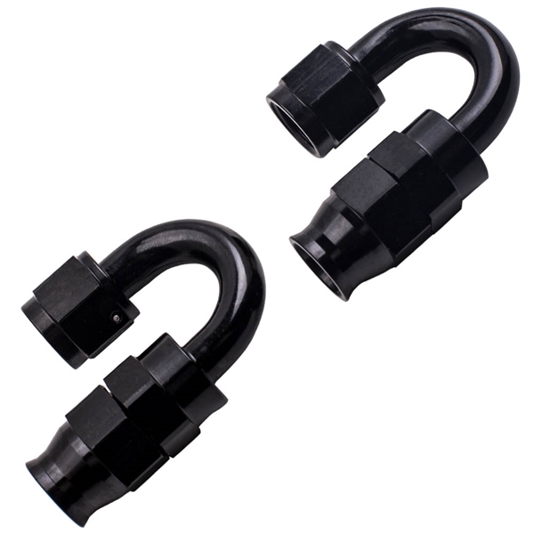 -6AN 20 ft  PTFE AN6 Stainless Steel Braided Fuel Line + 6AN Hose End Adaptor