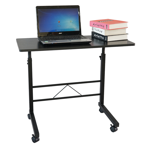 Removable P2 15MM Chipboard &amp; Steel Side Table Black