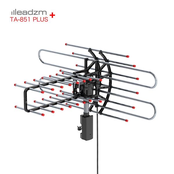 TA-851 Plus 360Rotation UV Dual Frequency 45-860MHz 22-38dB 42.65ft cable Outdoor Antenna