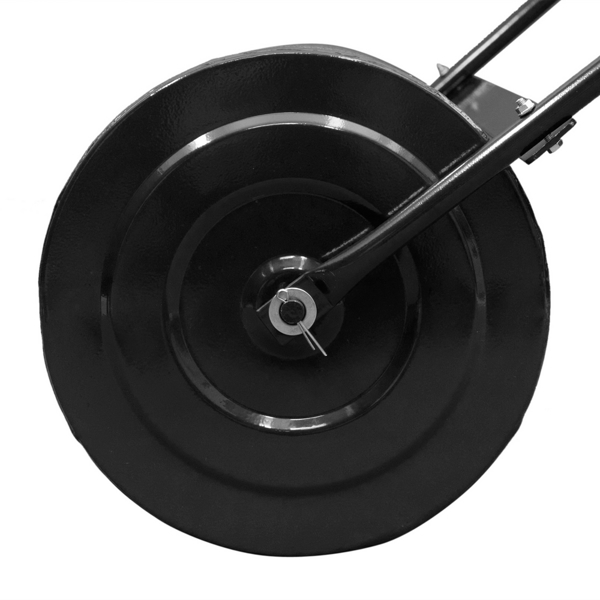 Oshion 19.5in  Lawn Roller Iron Cylindrical Black