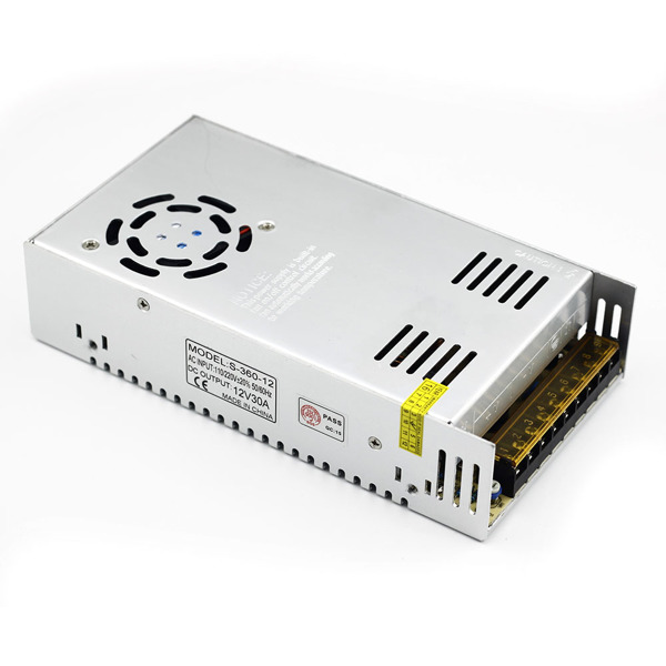 24V DC 15A 360W Regulated Switching Power Supply for LED Strip Light /3D Printer