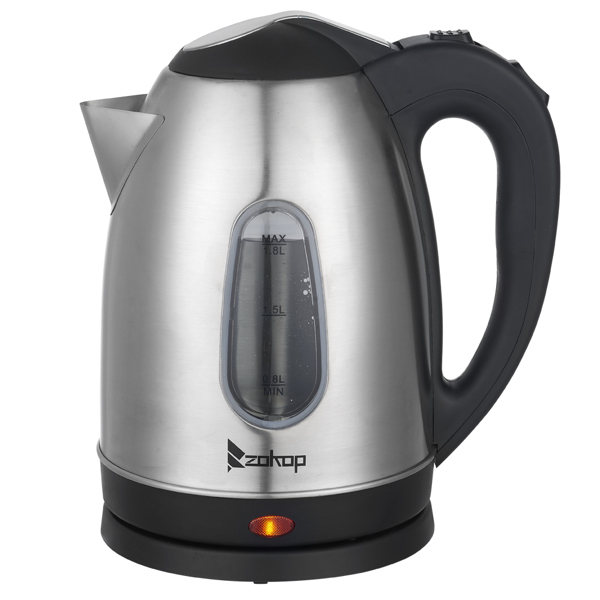 US Standard  HD-1802S 110V 1500W 1.8L Stainless Steel Electric Kettle with Water Window