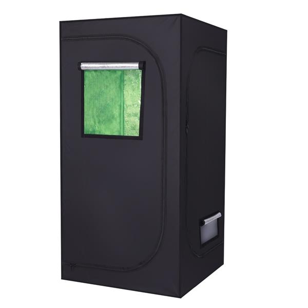 LY-80*80*160cm Home Use Dismountable Hydroponic Plant Growing Tent with Window Green &amp; Black