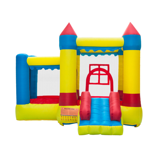 3.2*3*2.5m 420D Thick Oxford Cloth Inflatable Bounce House Castle Ball Pit Jumper Kids Play Castle Multicolor