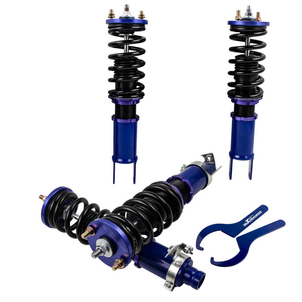 Suspension Coilover Kit For Honda Civic Crx / Del Sol 1992 - 1997 &amp; Civic 1996 - 2000 EK2 EK4 EK9