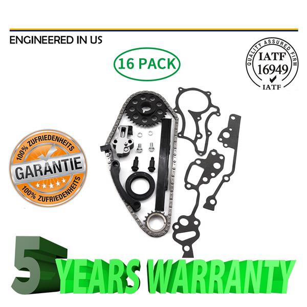 Timing Chain Kit 1HD Metal Rail 22RE 22REC Fit 85-95 Toyota Pickup 4runner