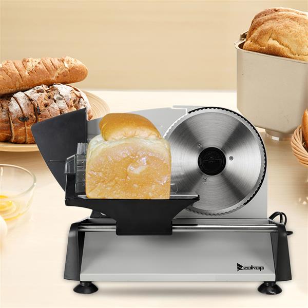 SL524 110V/150W 7.5&quot; Semi-automatic Gear Cutter Deli Food Machine Home Deli Food Slicer