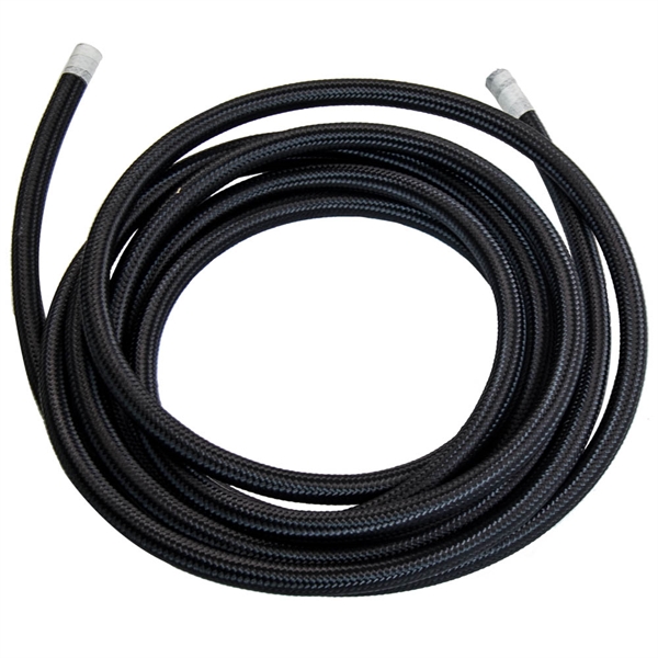 -6AN AN-6 16ft Oil Line Fitting 11MM Nylon Stainless Steel Braided + Fuel Oil Line Kit