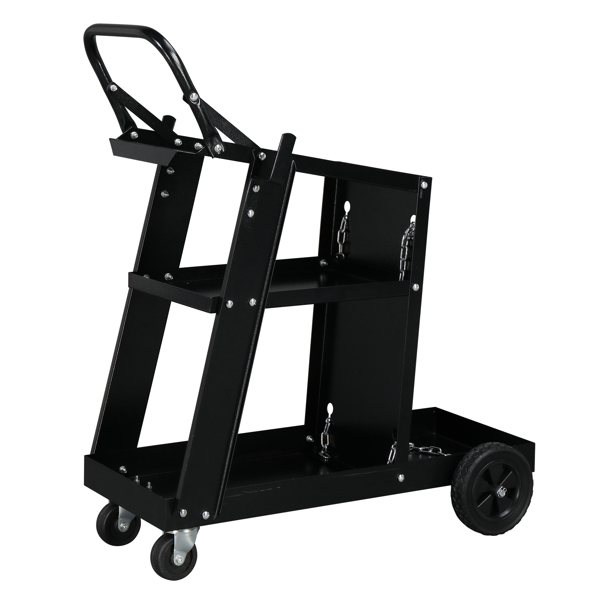 Professional Welding Cart Plasma Cutting Machine without Drawer Black