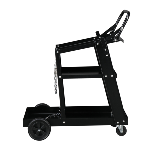 Professional Welding Cart Plasma Cutting Machine without Drawer Black