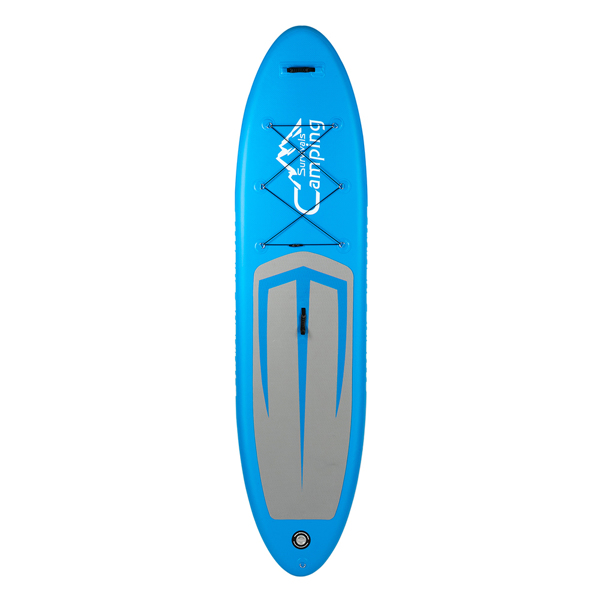 KS-SP1009 11' Adult Inflatable SUP Stand Up Paddle Board Blue &amp; Gray &amp; Black
