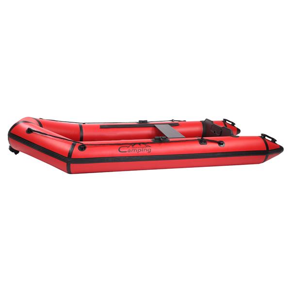 7.5ft PVC 180kg Water Adult Assault Boat Red And Black
