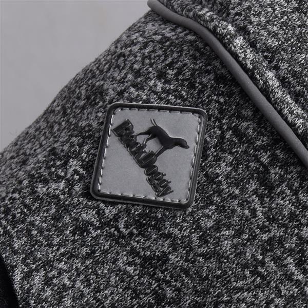 Water Repellent Softshell Dog Jacket Pet Clothes for Spring AutumnOutdoor Sport Dog Jacket with High Neckline Collar Cold Weather Pets Apparel Winter Warm Coats Puppy Comfort Vest-DeepGarysize M