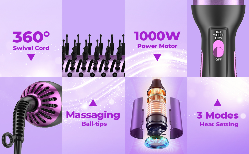 hair brush dryer