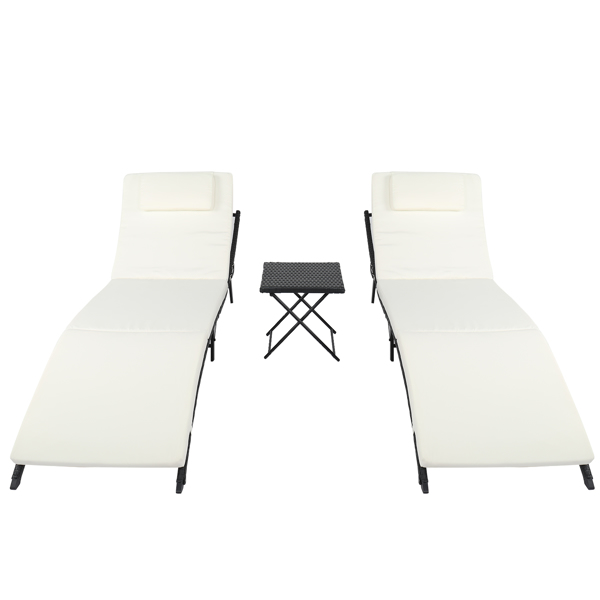 Folding Bed Three-Piece Set-Black Four Lines