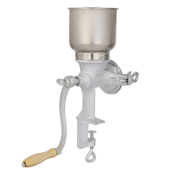500# Home Use Hand Cranking Operation Grain Grinder Silver