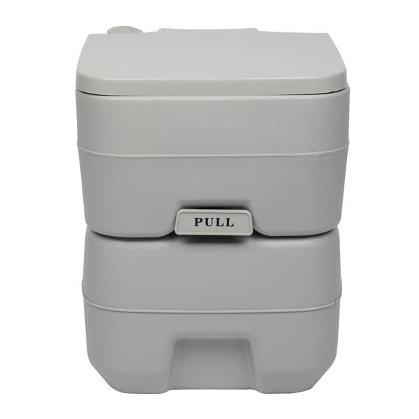 20L Portable Removable Flush Toilet with Double Outlet