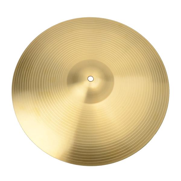 Professional 18&quot; 0.8mm Copper Alloy Ride Cymbal for Drum Set Golden
