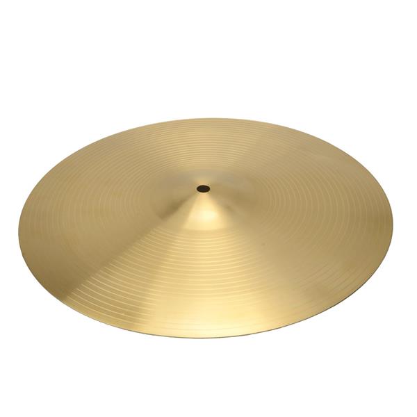 Professional 18&quot; 0.8mm Copper Alloy Ride Cymbal for Drum Set Golden