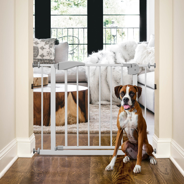 Fits Openings 29.5&quot; to 32&quot; Pet Gate Safety Gate Durability Dog Gate For House, Stairs, Doorways