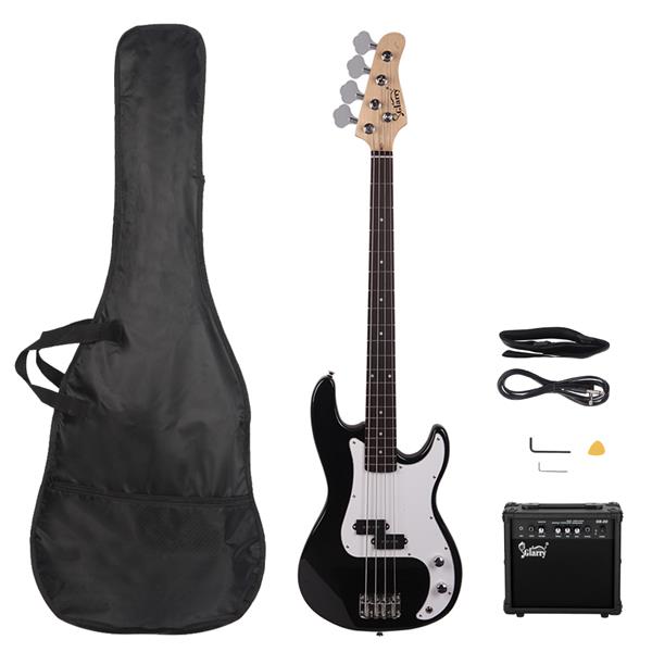 [Do Not Sell on Amazon]Glarry GP Electric Bass Guitar Cord Wrench Tool Black