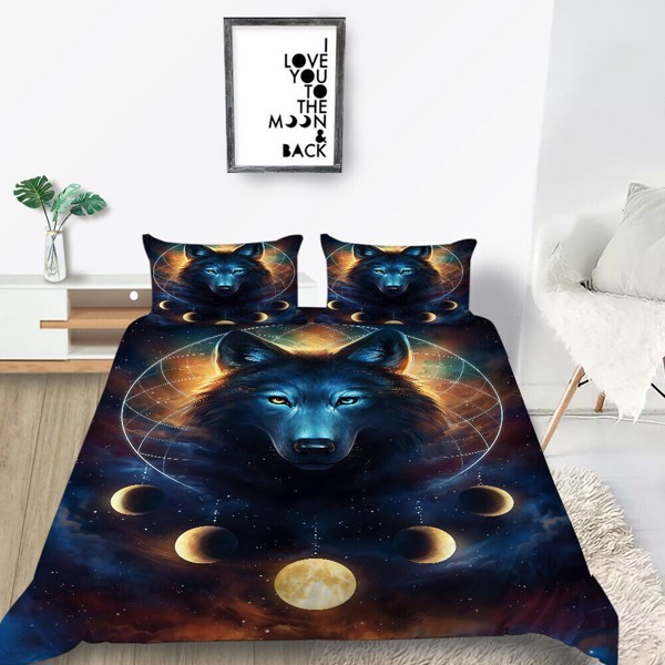 Duvet Covers Fashionable Bedding Cover Suit Home Textiles Sunwolf Printed Unique Design Quilt Covers Twin